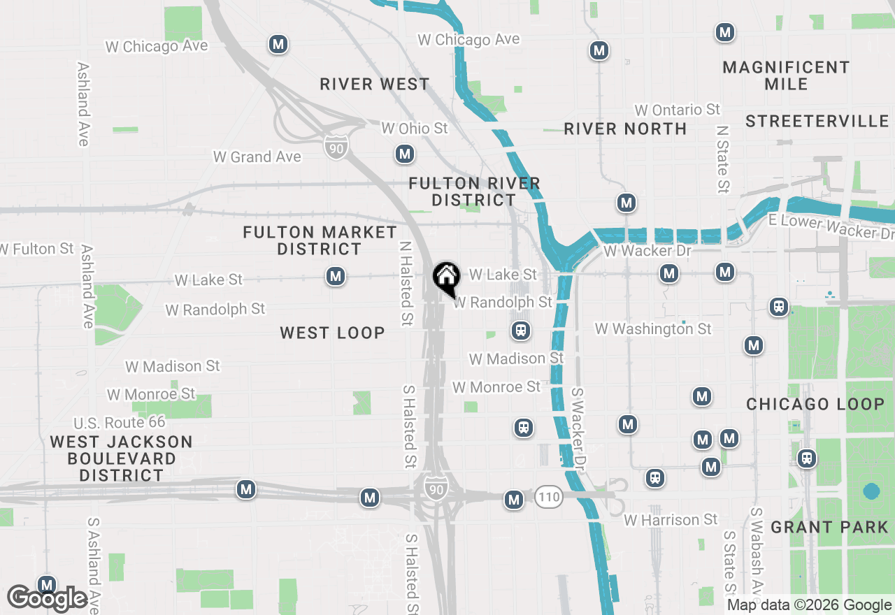 Map of 659 W Randolph Street #1206, Chicago, IL 60661