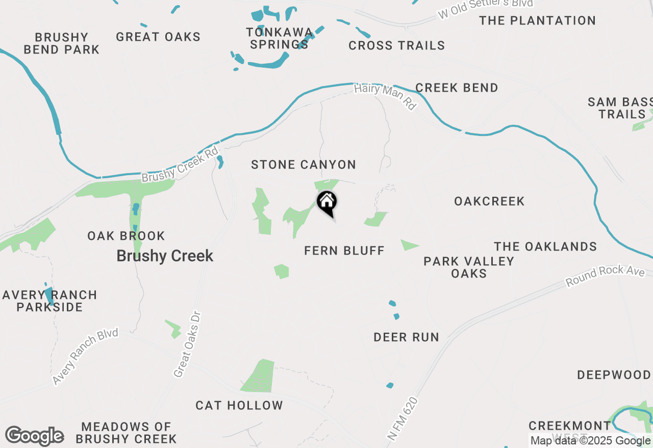 Map of 8501 Fern Bluff Ave, Round Rock, TX 78681