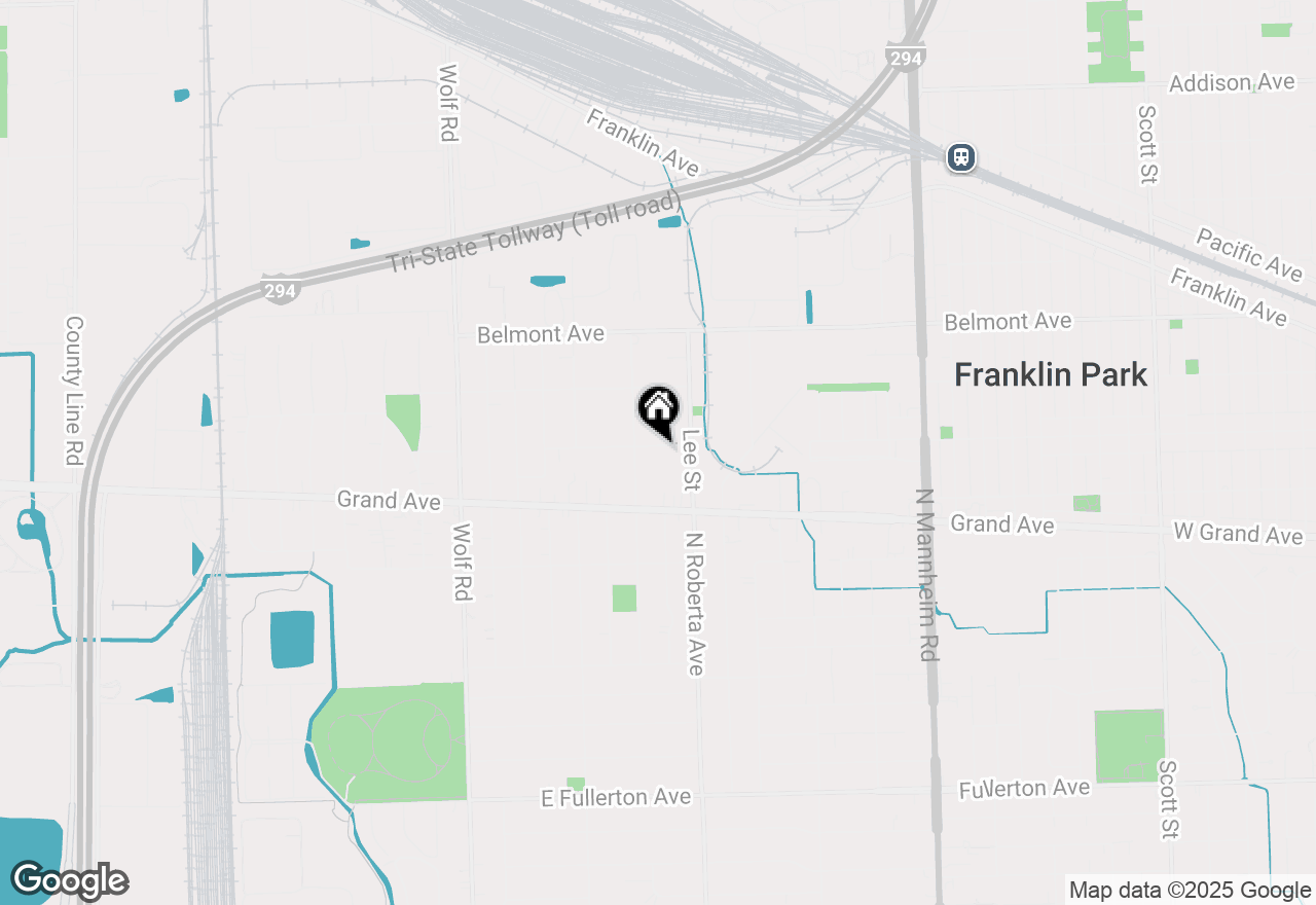 Map of 10833 Wellington Street, Melrose Park, IL 60164