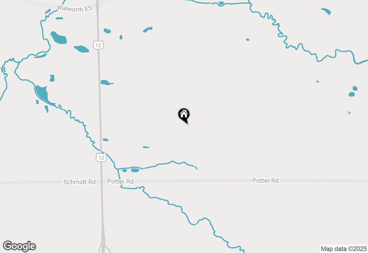 Map of W4748 Ridgeview Rd, Elkhorn, WI 53121