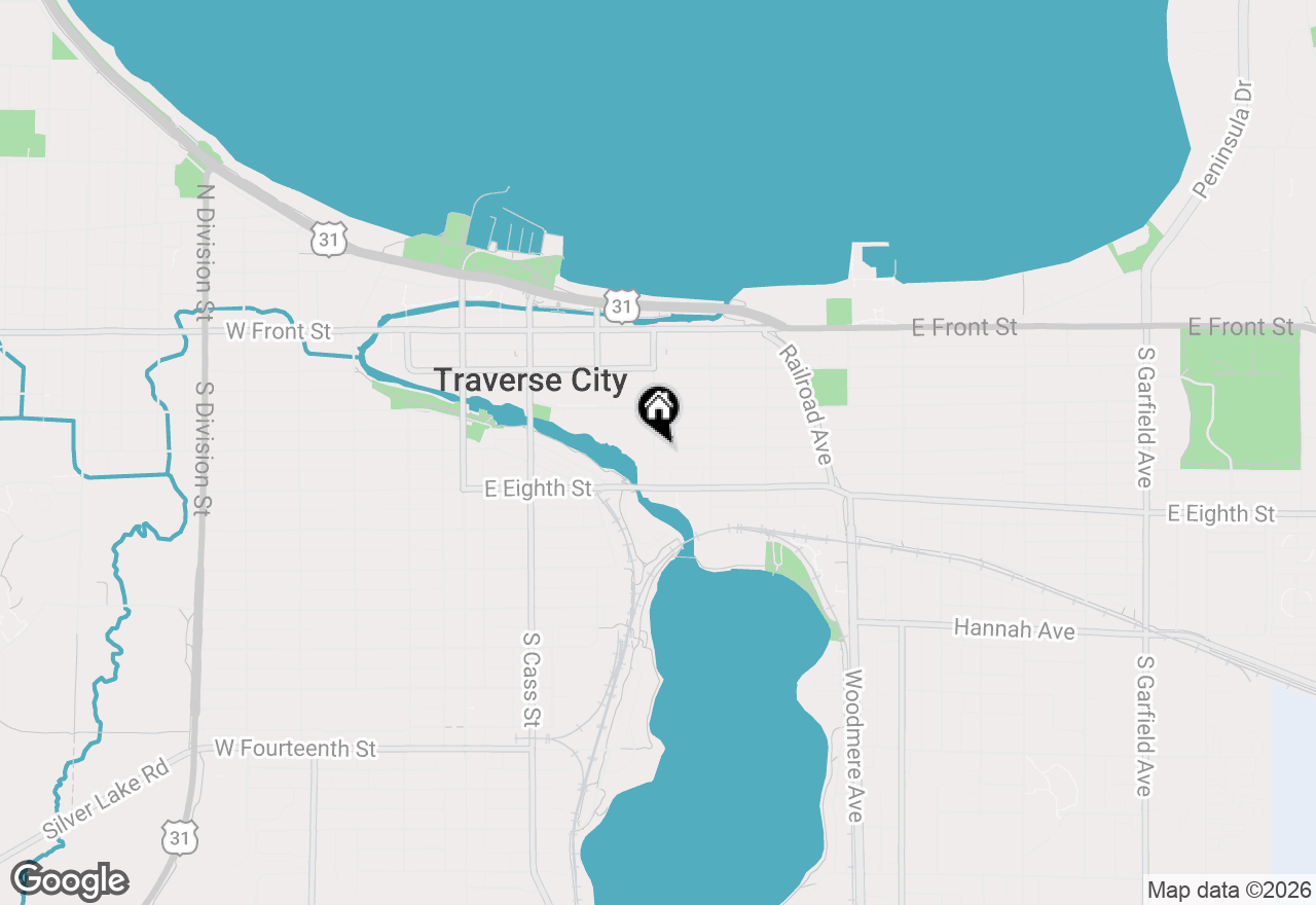 Map of 400 Webster Street, Traverse City, MI 49686