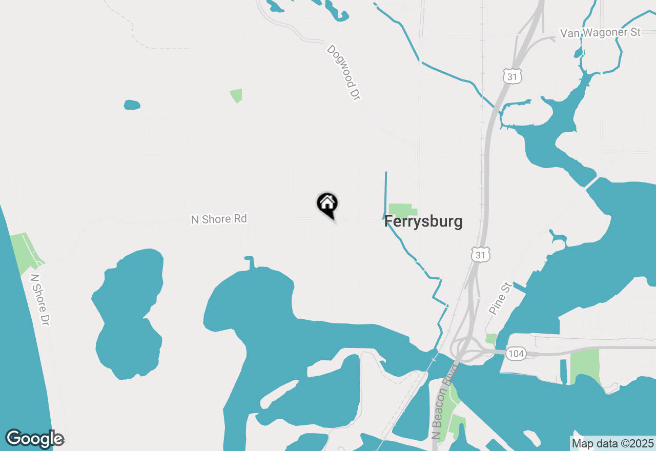 Map of 17724 North Shore Drive, Spring Lake, MI 49456