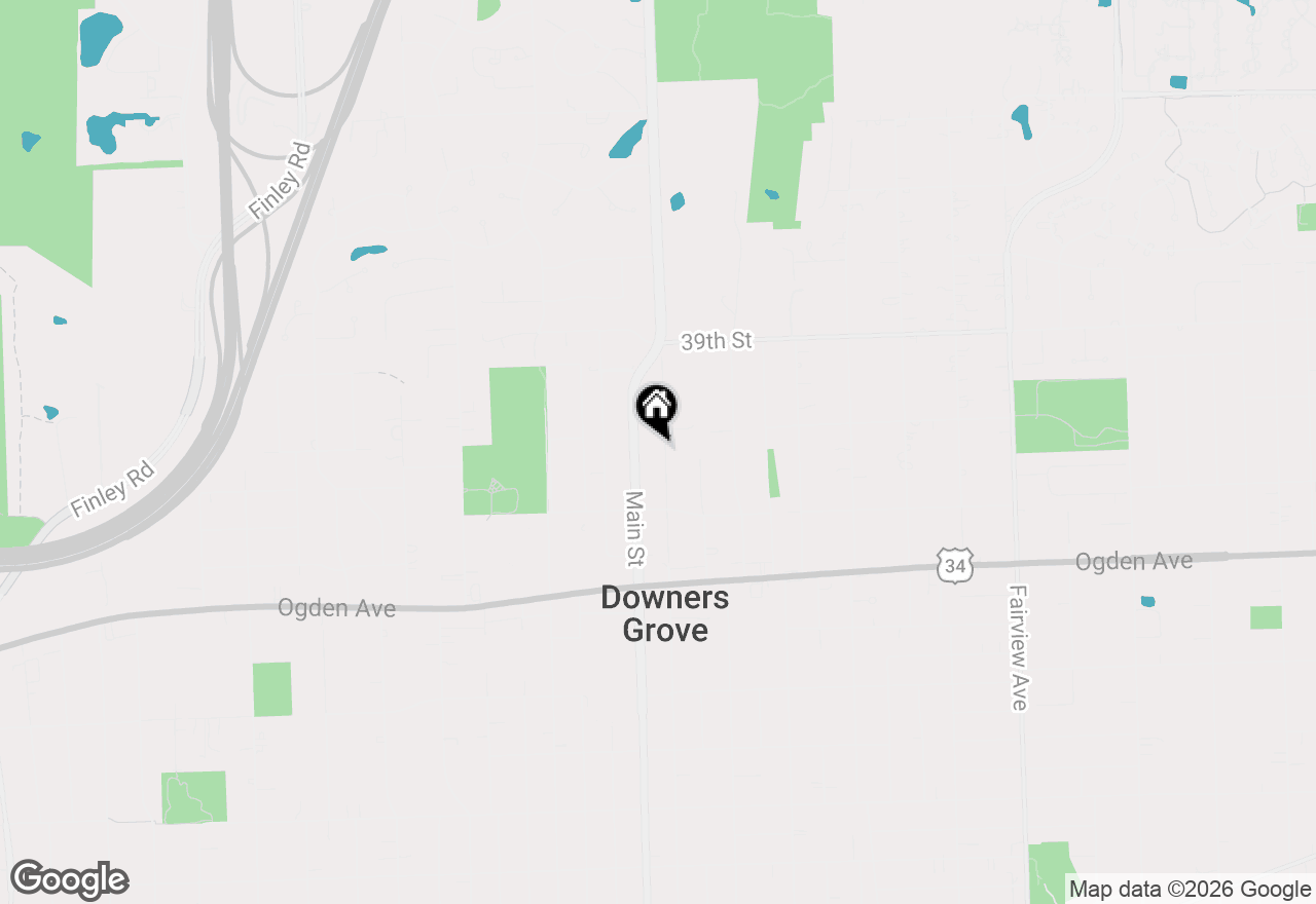 Map of 4038 Highland Avenue, Downers Grove, IL 60515