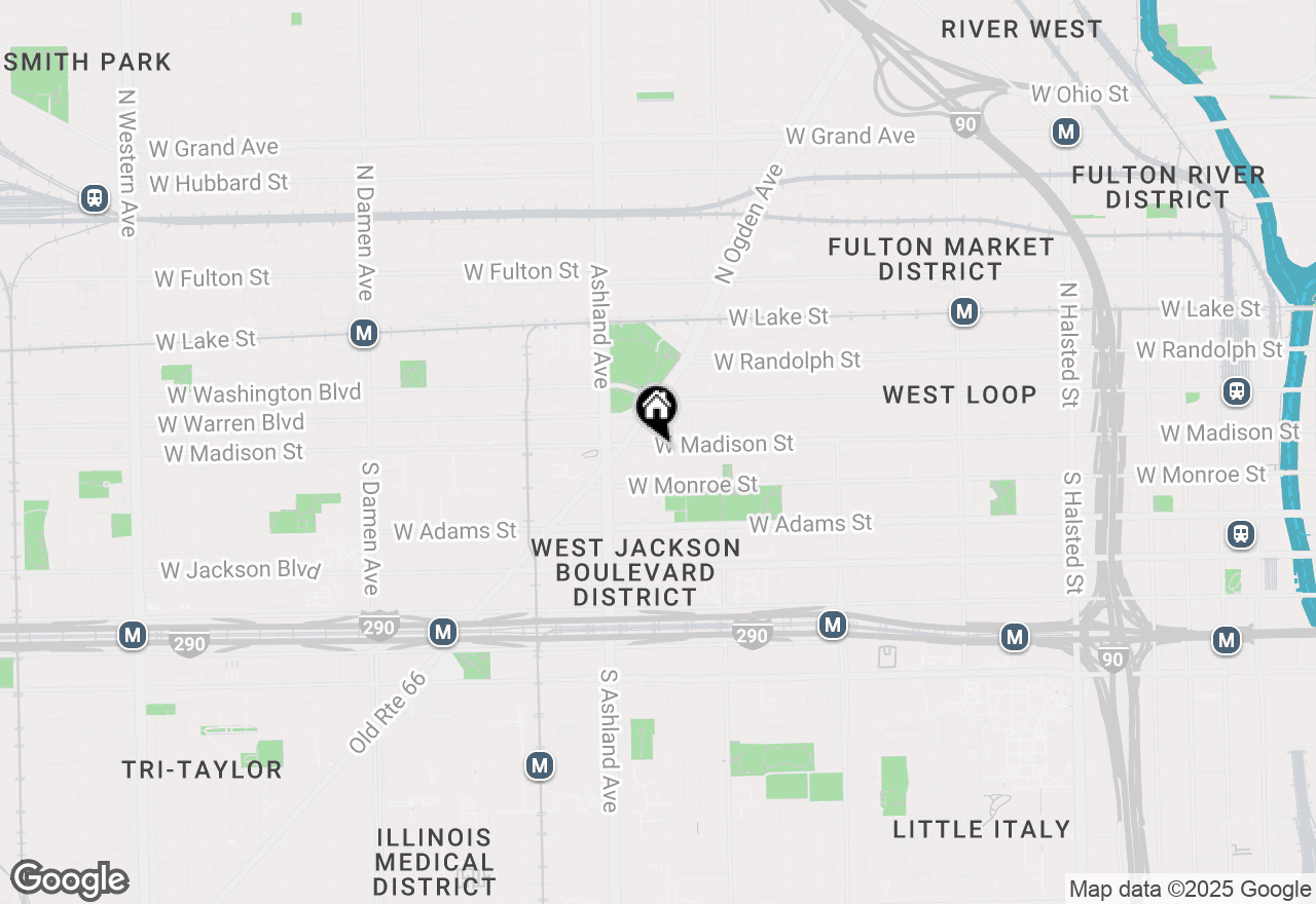 Map of 6 S Laflin Street #504, Chicago, IL 60607