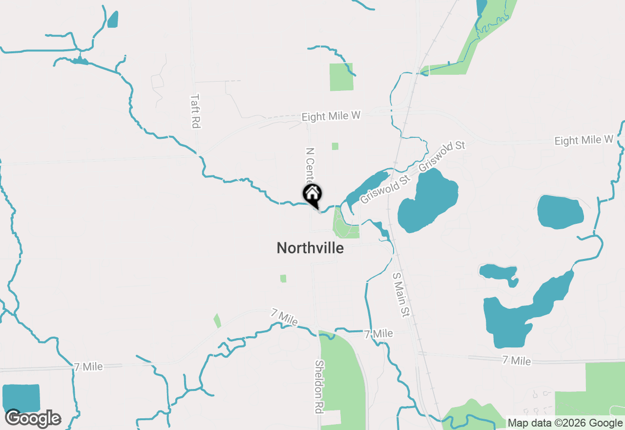 Map of 109 N Center Cove, Northville, MI 48167