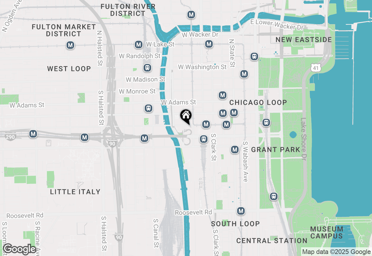 Map of 235 W Van Buren Street #1410, Chicago, IL 60607
