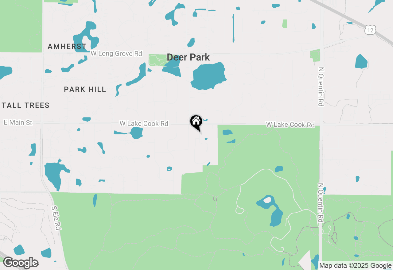 Map of (Address confidential), Barrington, Illinois 60010