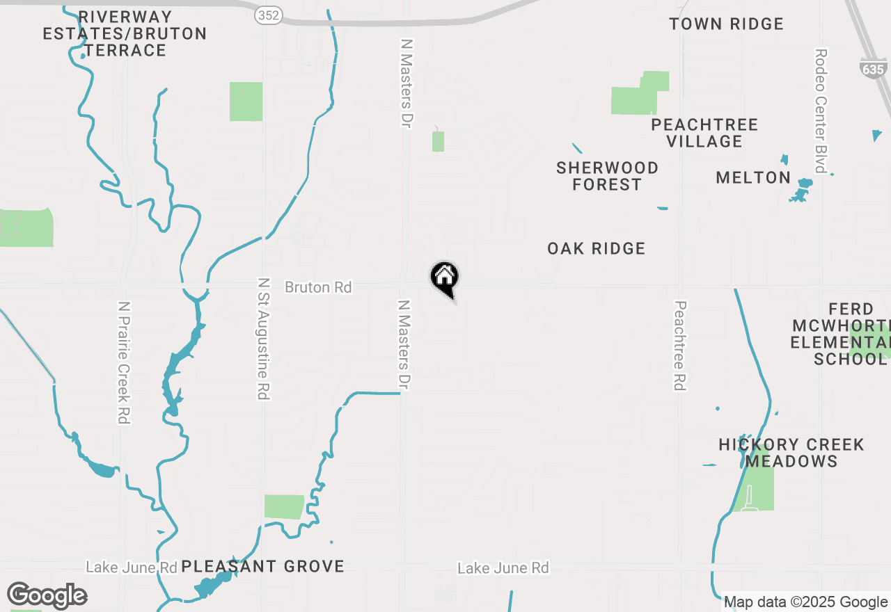 Map of 10331 Waterbury Drive, Dallas, TX 75217