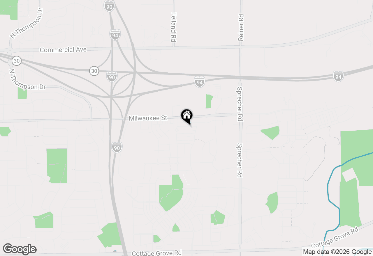 Map of 6136 Ragan Street, Madison, WI 53718