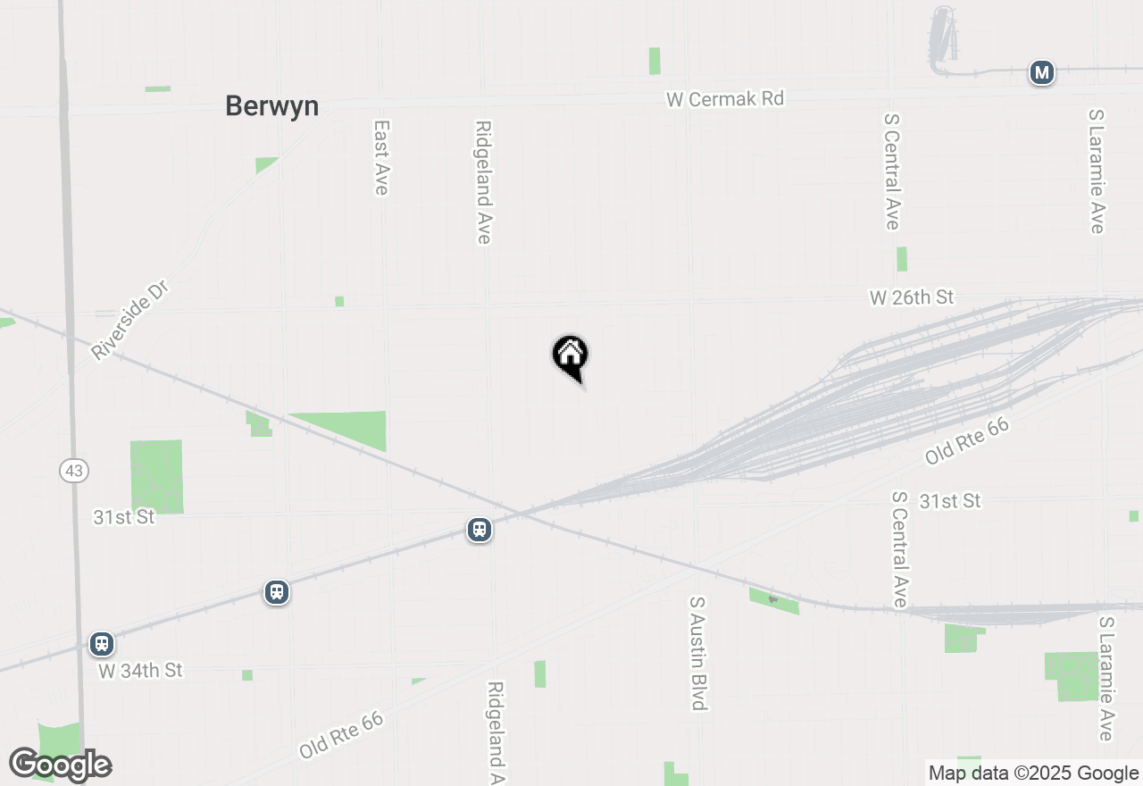 Map of 2737 Harvey Avenue, Berwyn, IL 60402