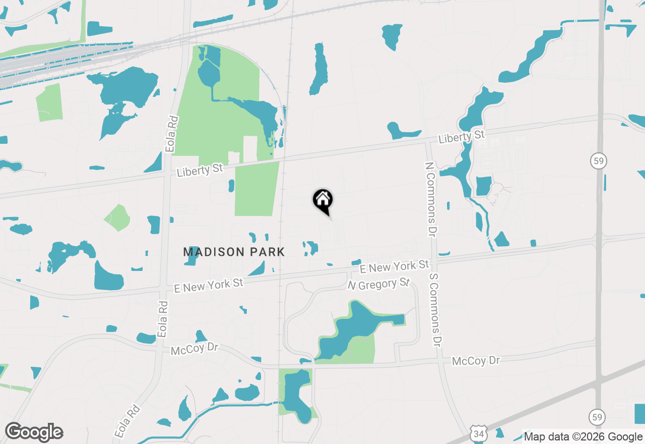 Map of 439 N Commerce Street, Aurora, IL 60504