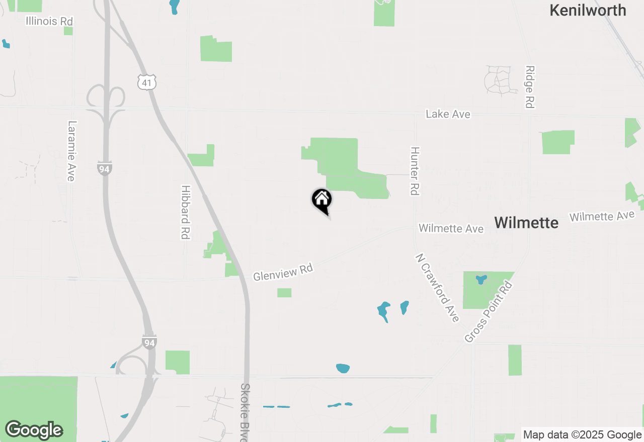 Map of 2612 Wilmette Avenue, Wilmette, IL 60091