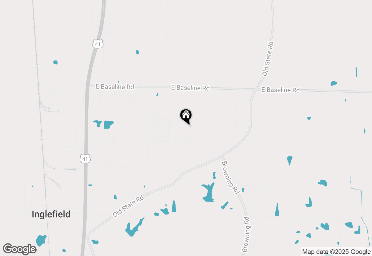 Map of 1226 Bowden Drive, Evansville, IN 47725