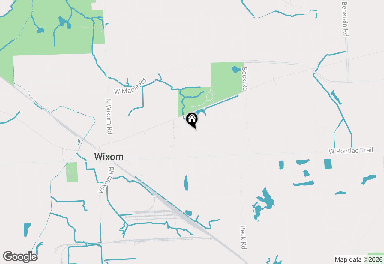 Map of 2814 Warrior Drive, Wixom, MI 48393