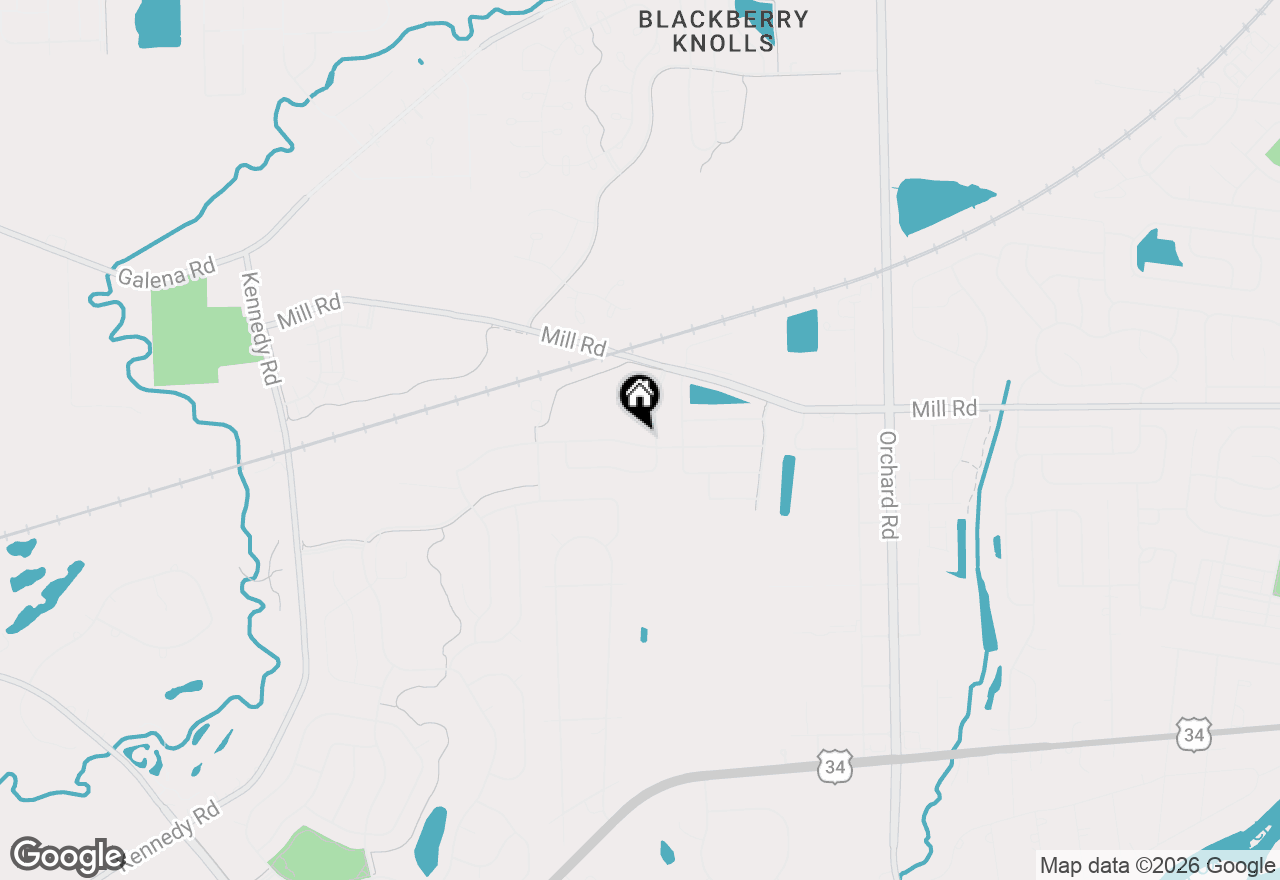 Map of 2781 Berrywood Lane, Yorkville, IL 60560