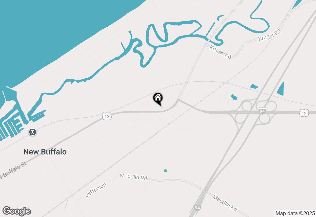 Map of 11125 Abbey Lane, New Buffalo, MI 49117