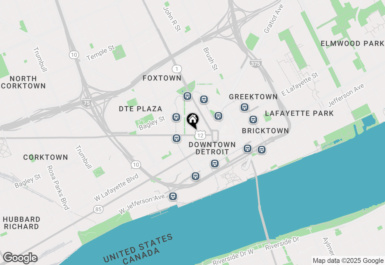 Map of 1135 Shelby #35 Street #2609, Dearborn, MI 48226