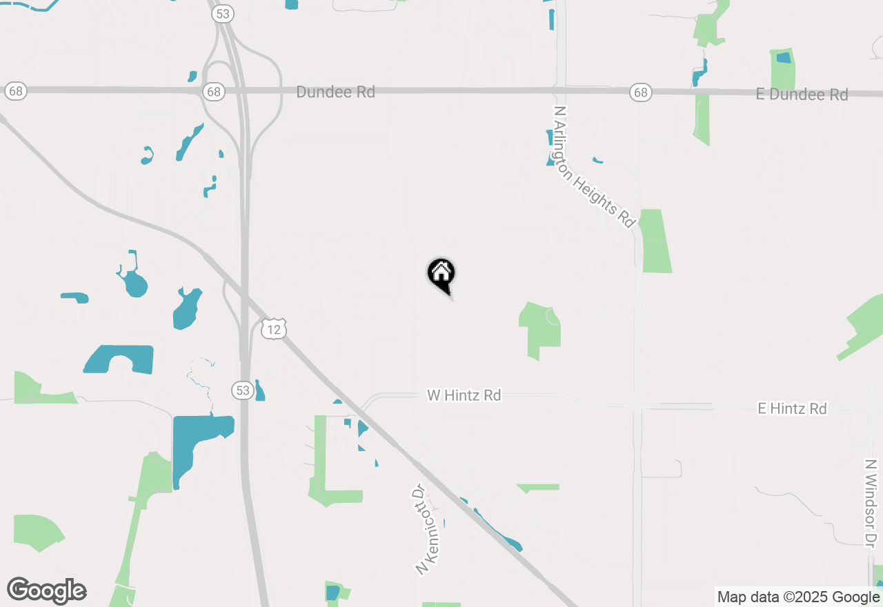 Map of 803 W Burr Oak Drive, Arlington Heights, IL 60004