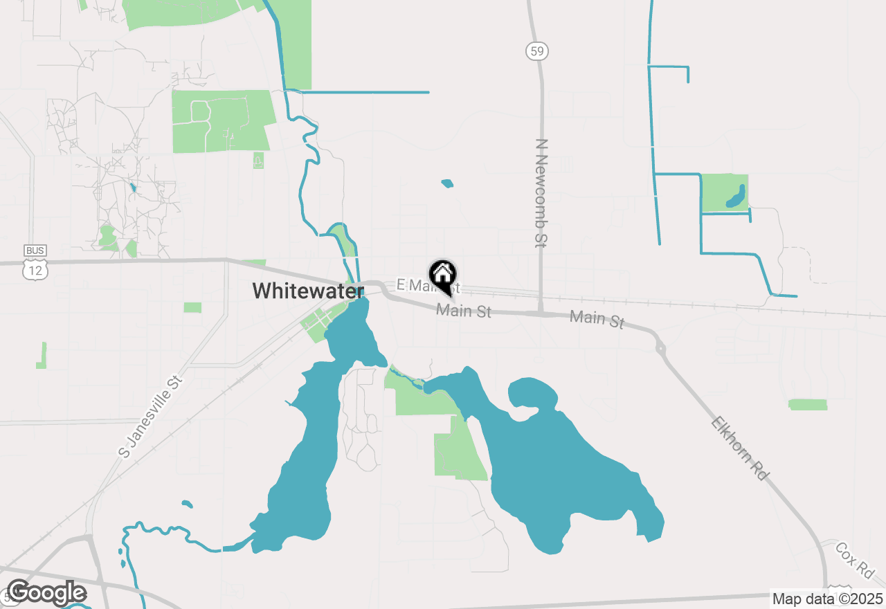 Map of 406 E Milwaukee St, Whitewater, WI 53190