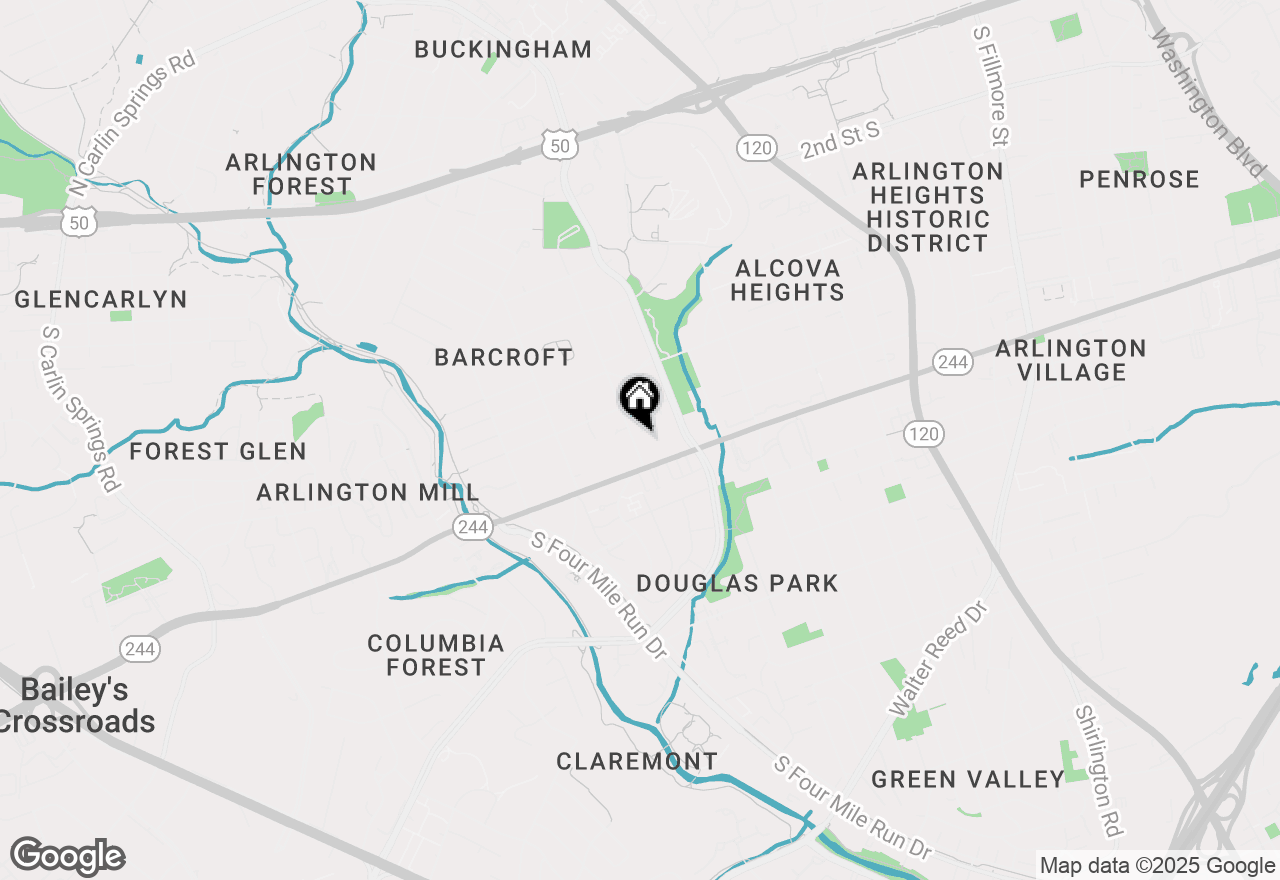 Map of 935 S Taylor Street, Arlington, VA 22204