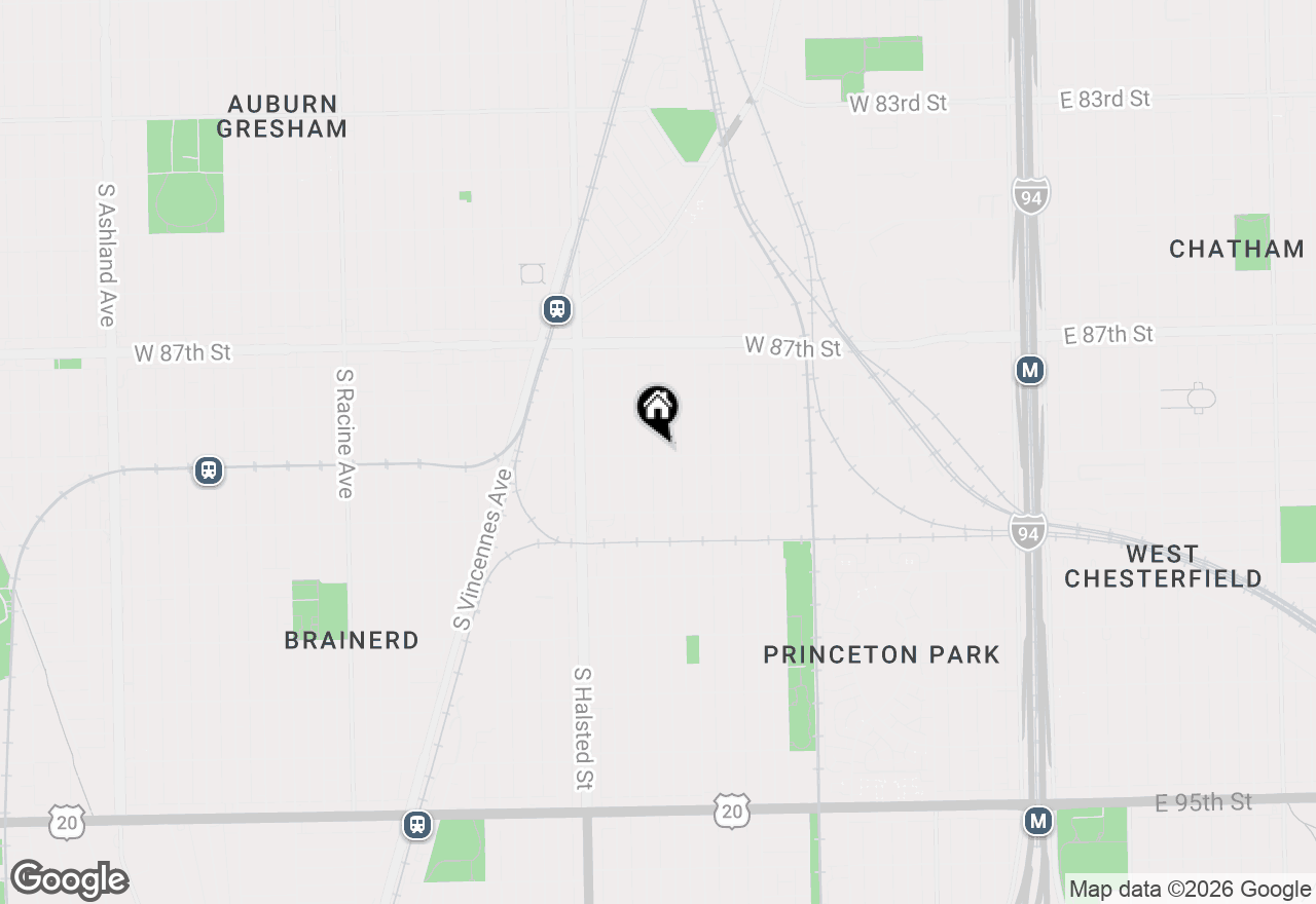 Map of 8856 S Lowe Avenue #2R, Chicago, IL 60620