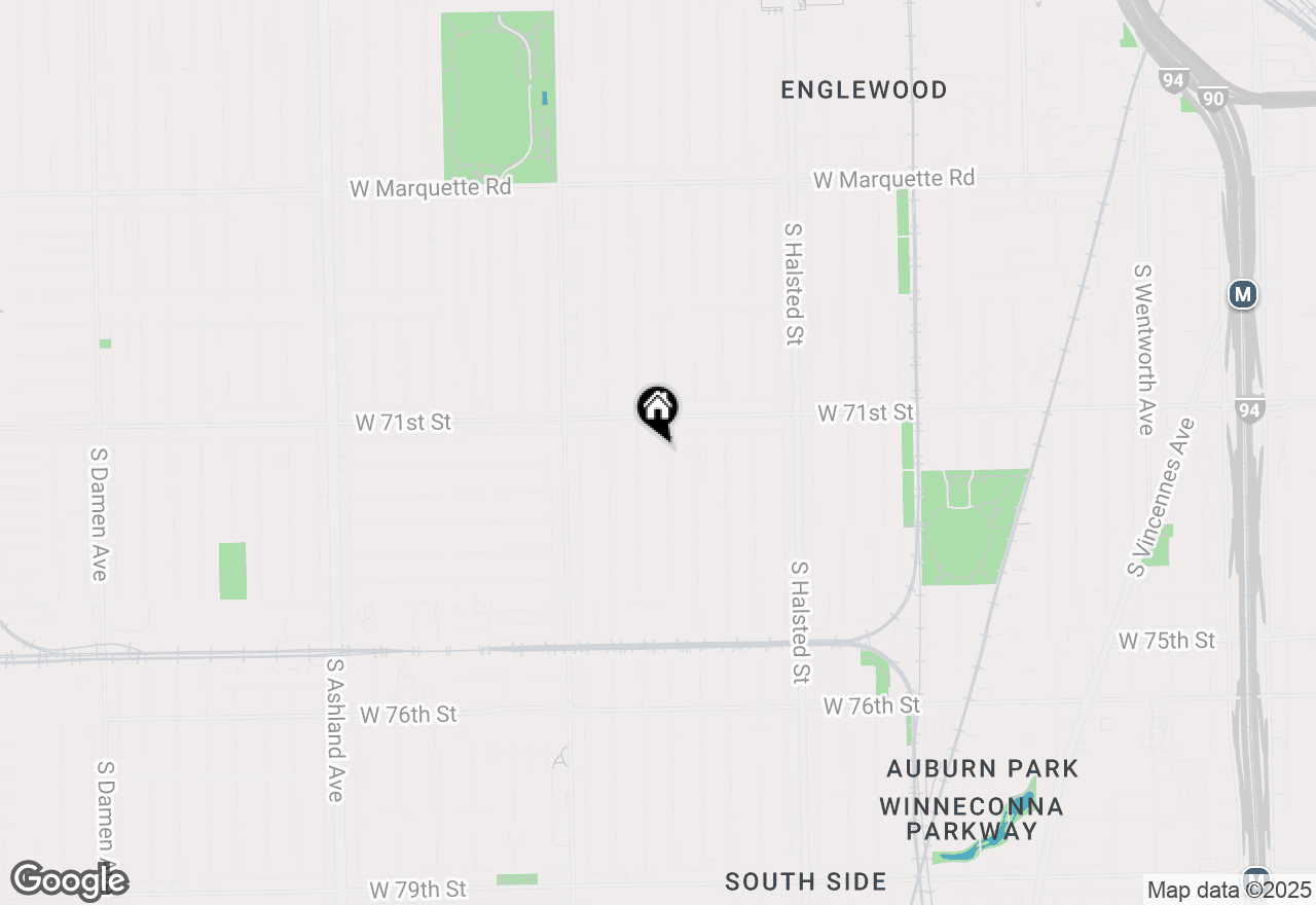 Map of 7137 S Carpenter Street, Chicago, IL 60621