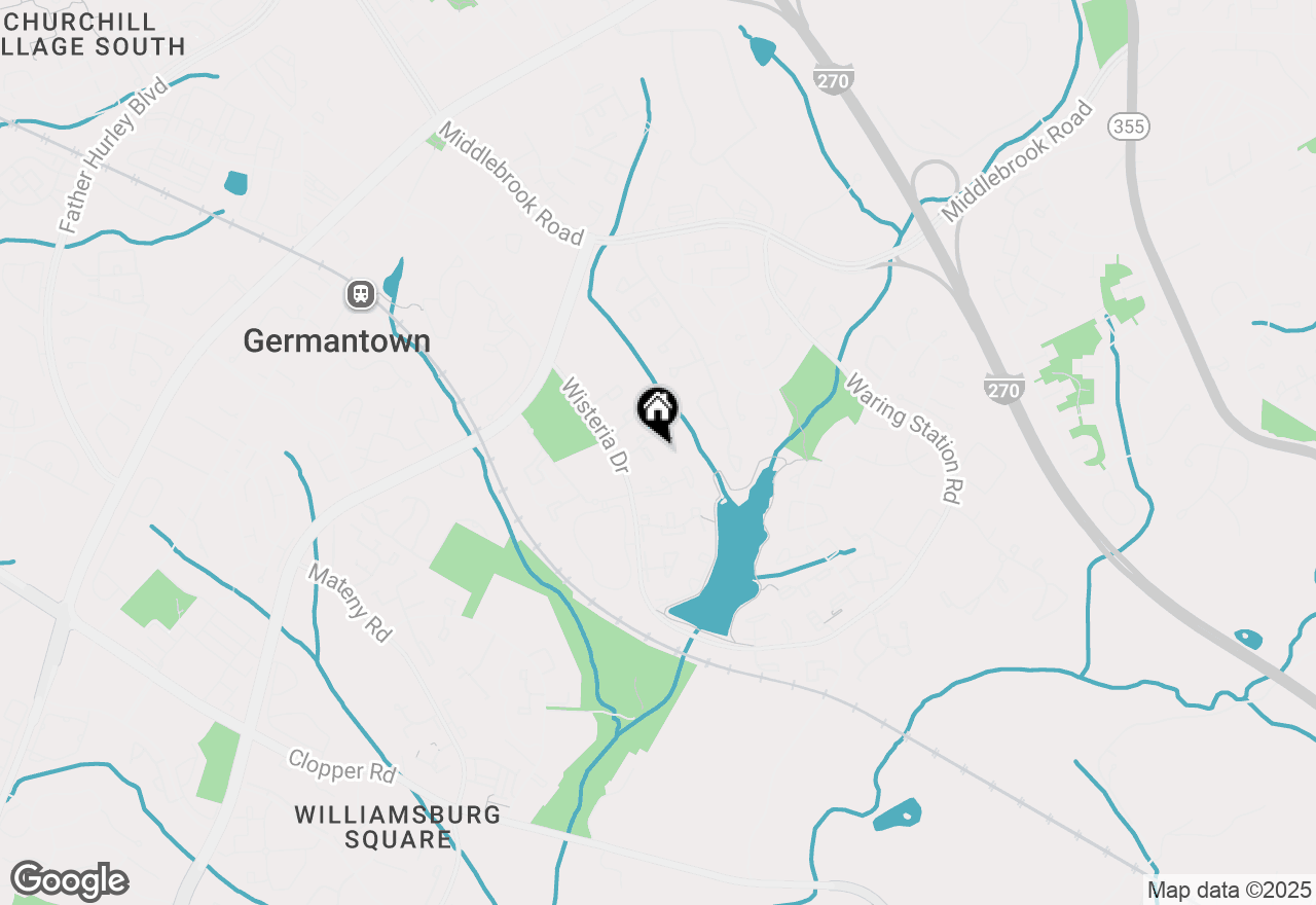 Map of 12515 Willow Spring Circle, Germantown, MD 20874