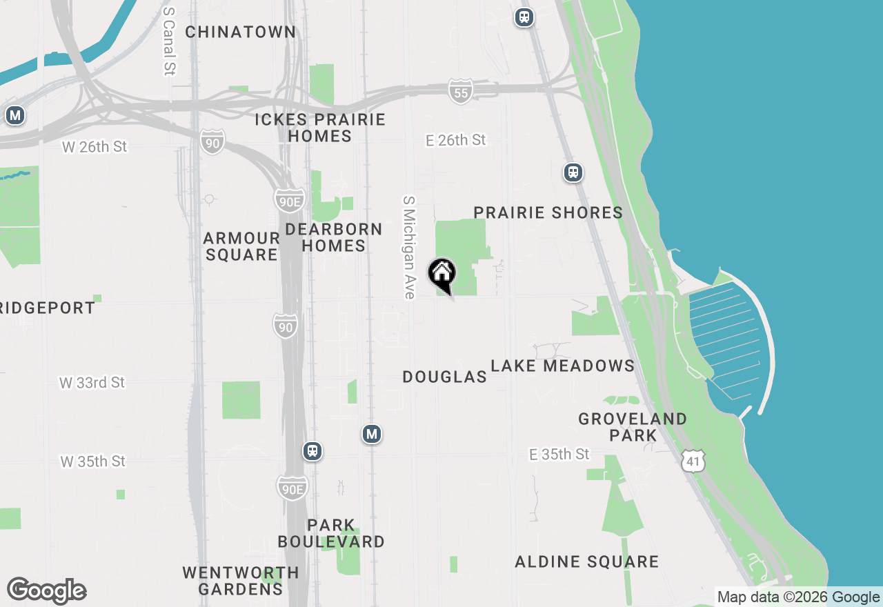 Map of 207 E 31st Street #2G, Chicago, IL 60616