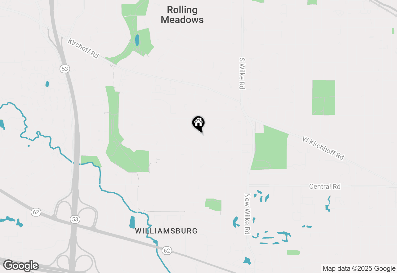 Map of 3711 Wren Lane, Rolling Meadows, IL 60008