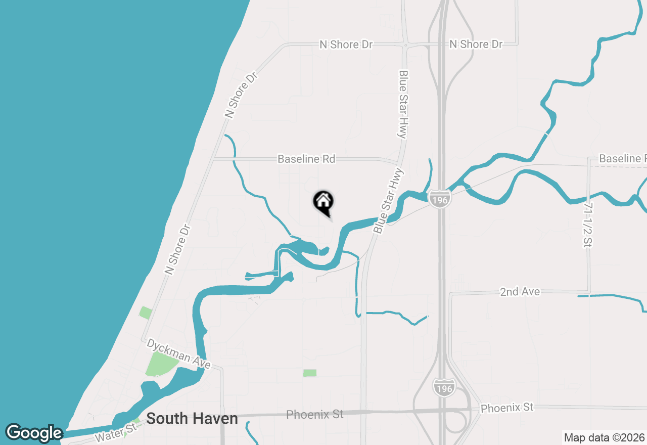 Map of 602 Kentucky Avenue, South Haven, MI 49090
