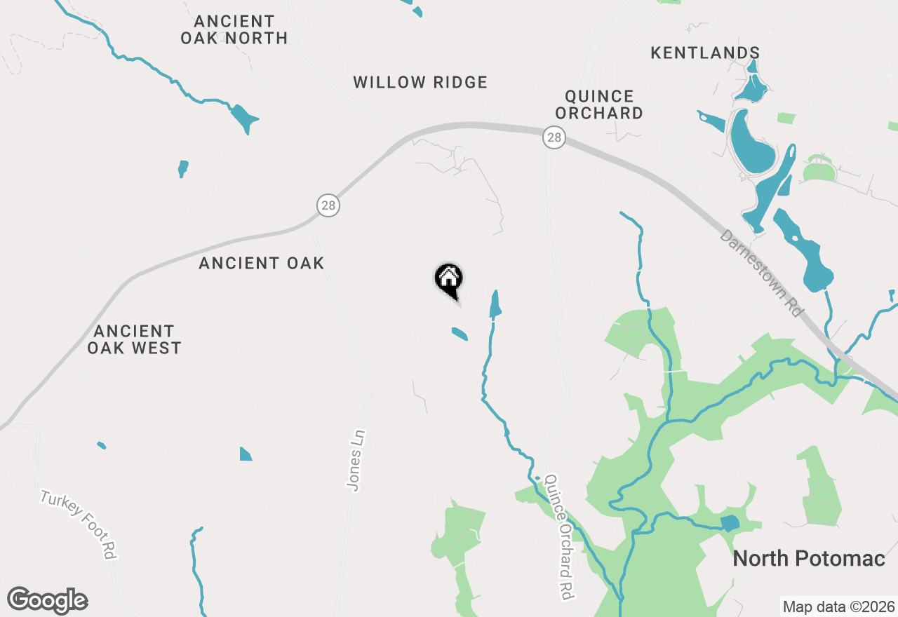 Map of 108 Samuel Manor Court, North Potomac, MD 20878