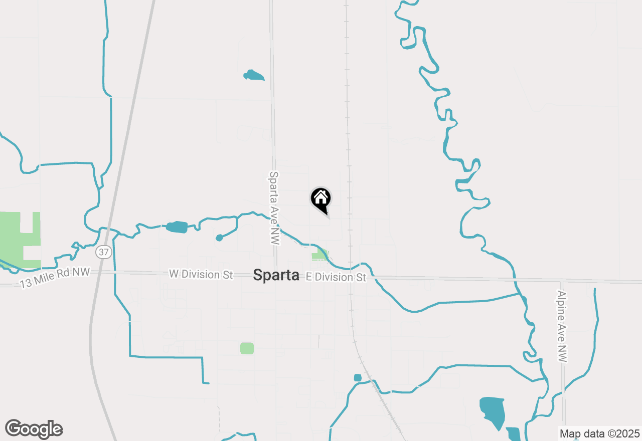 Map of 163 Grove Street, Sparta, MI 49345