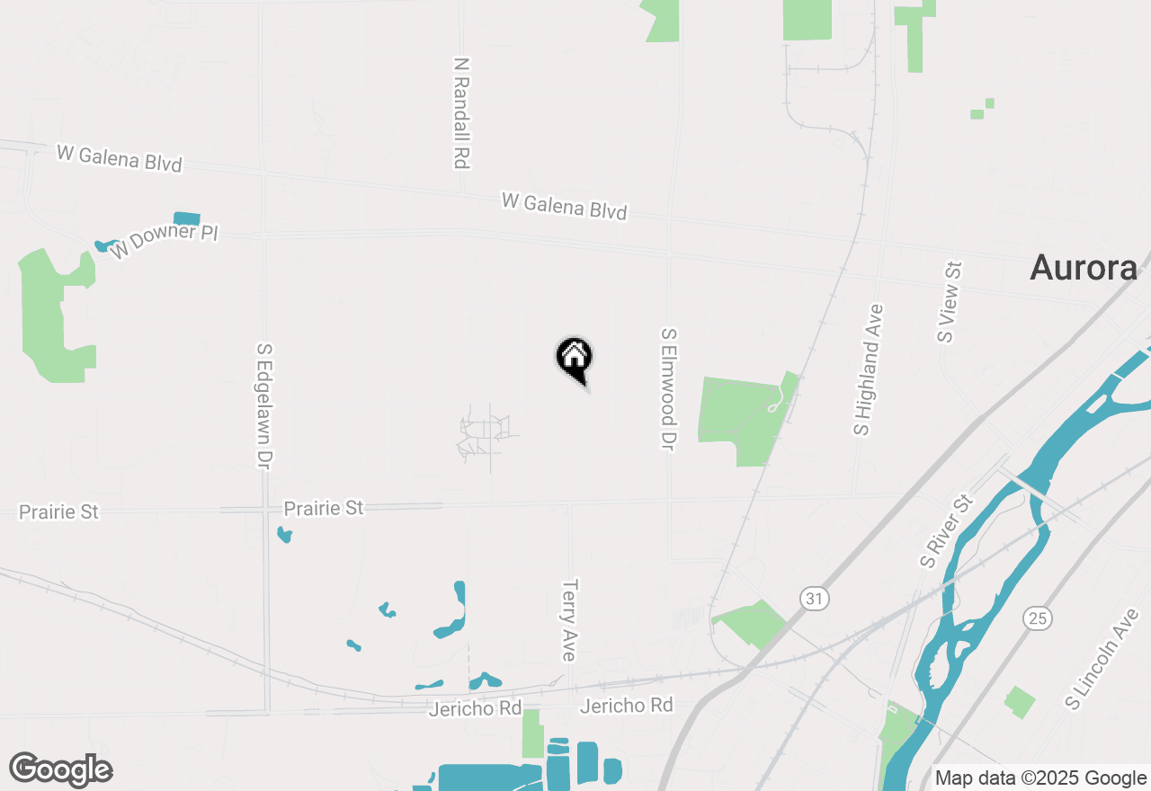 Map of 243 S Commonwealth Avenue, Aurora, IL 60506