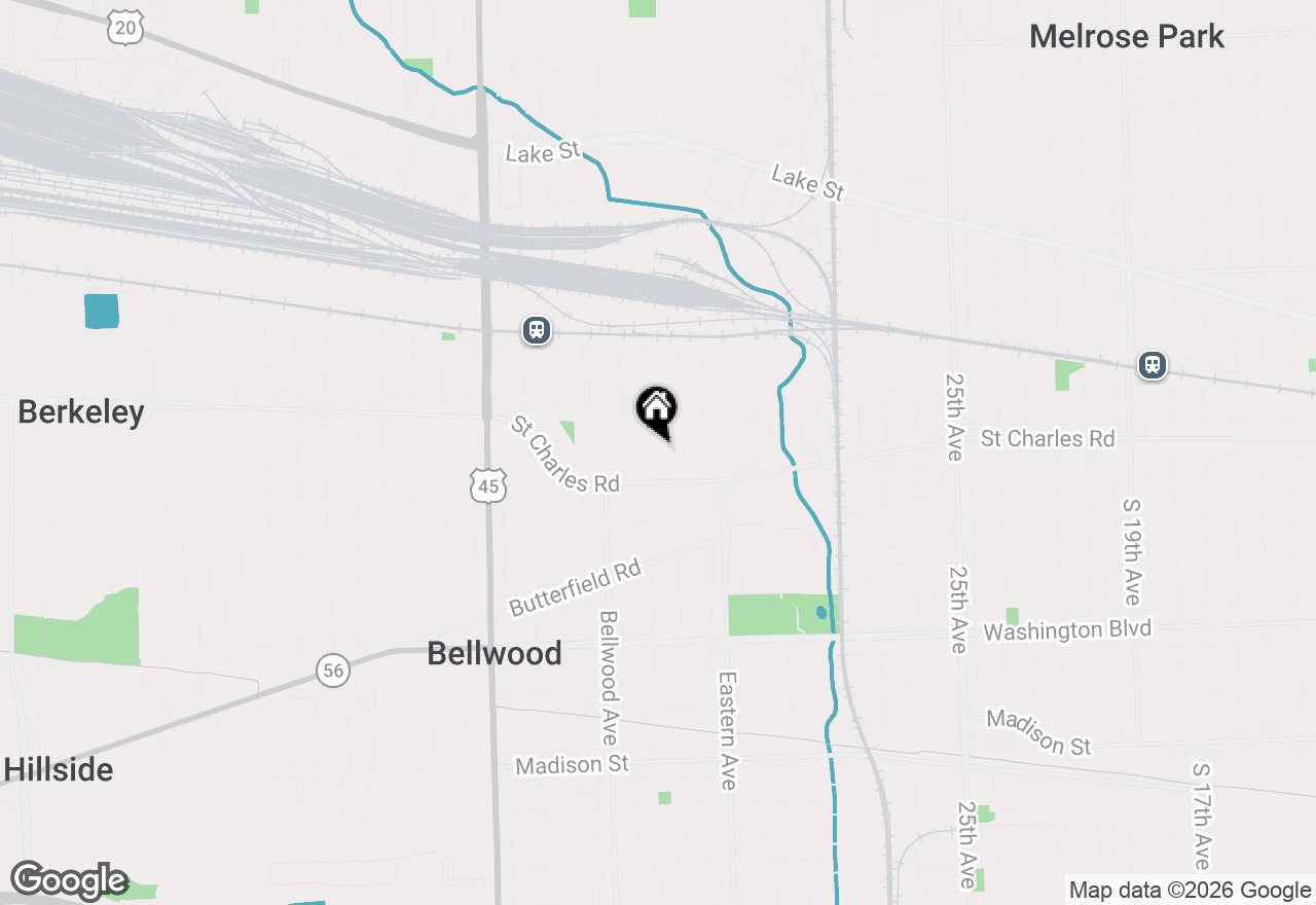 Map of 240 Linden Avenue, Bellwood, IL 60104