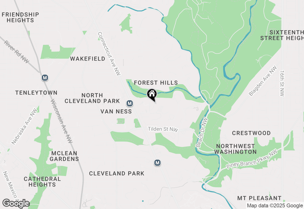 Map of 2939 Van Ness Street Nw #838, Washington, DC 20008