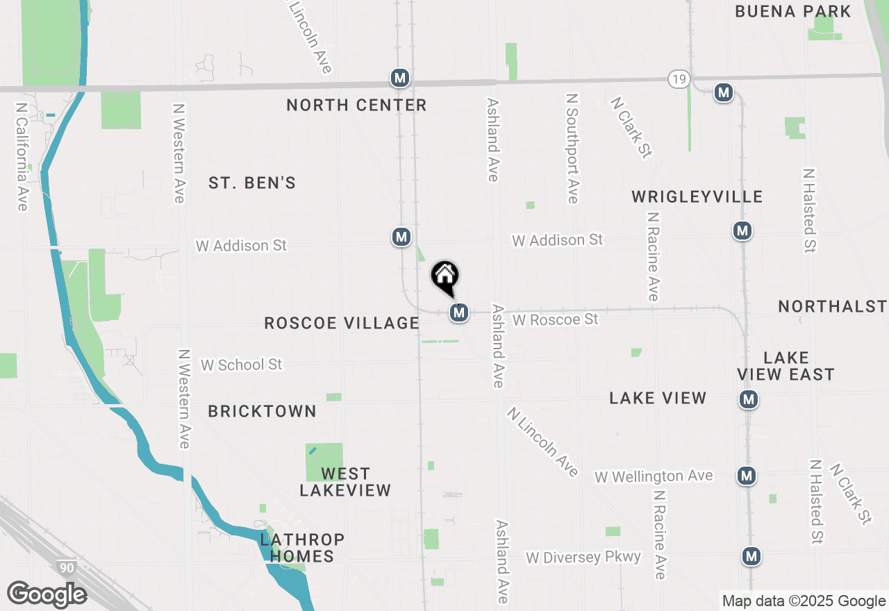 Map of 1717 W Newport Avenue #5, Chicago, IL 60657