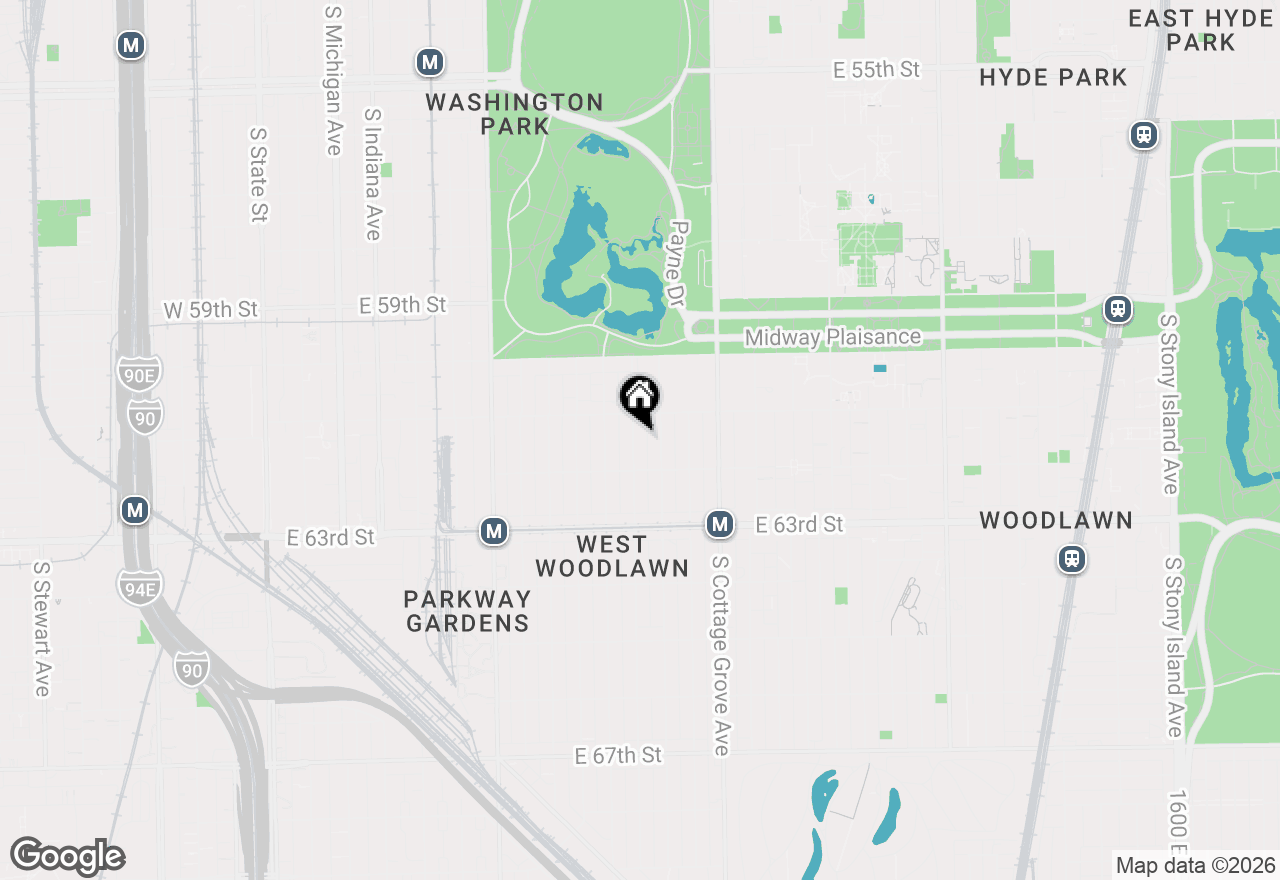 Map of 6127 S Champlain Avenue, Chicago, IL 60637