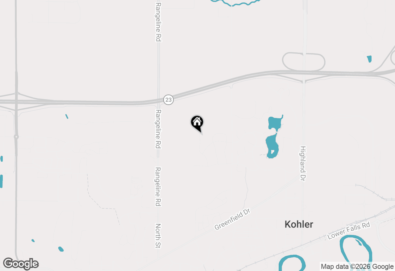 Map of 630 Clearings Dr, Kohler, WI 53044