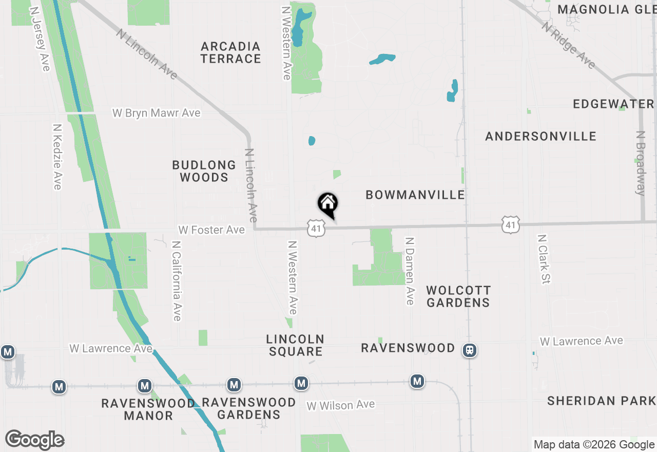 Map of 2248 W Foster Avenue #4, Chicago, IL 60625
