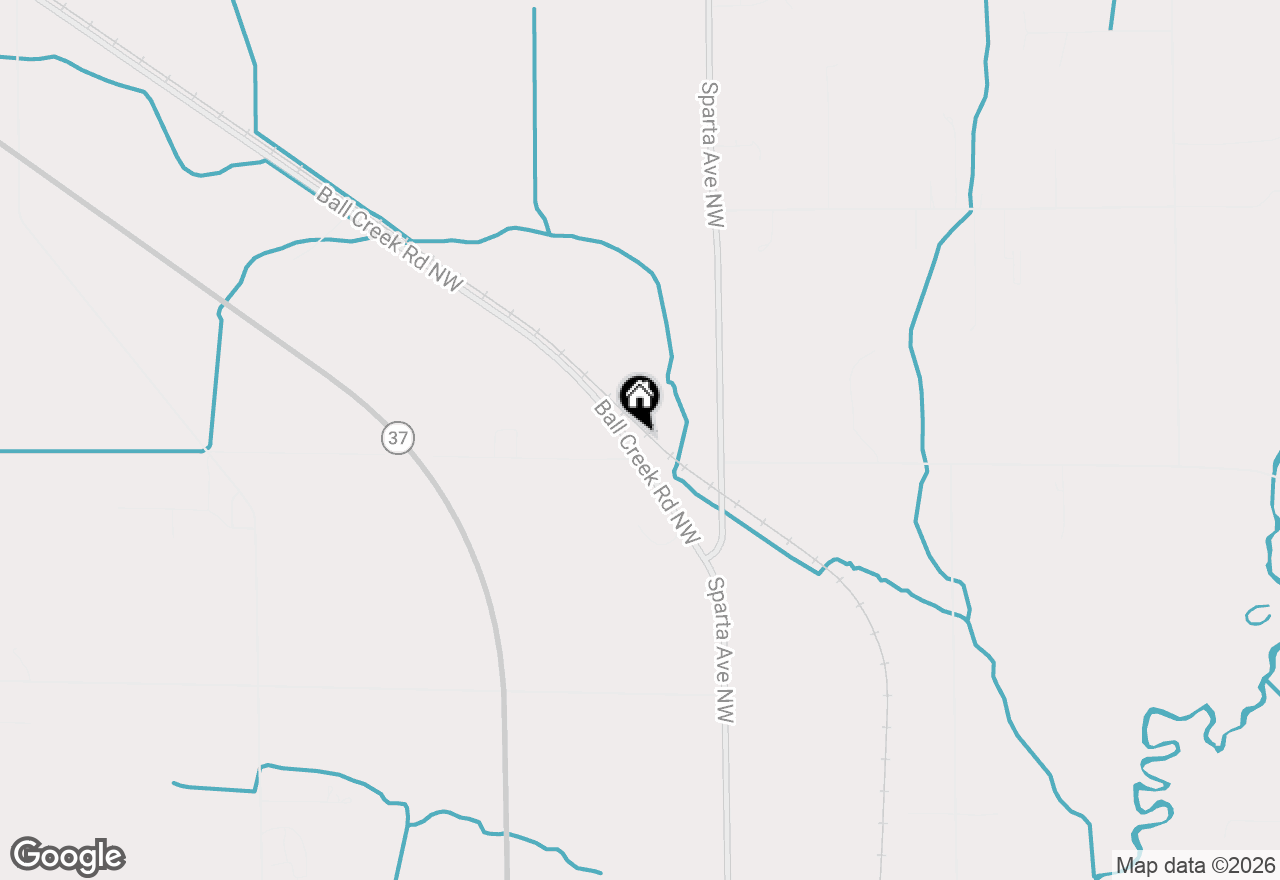 Map of 1721 Indian Lakes Road Nw, Kent City, MI 49330