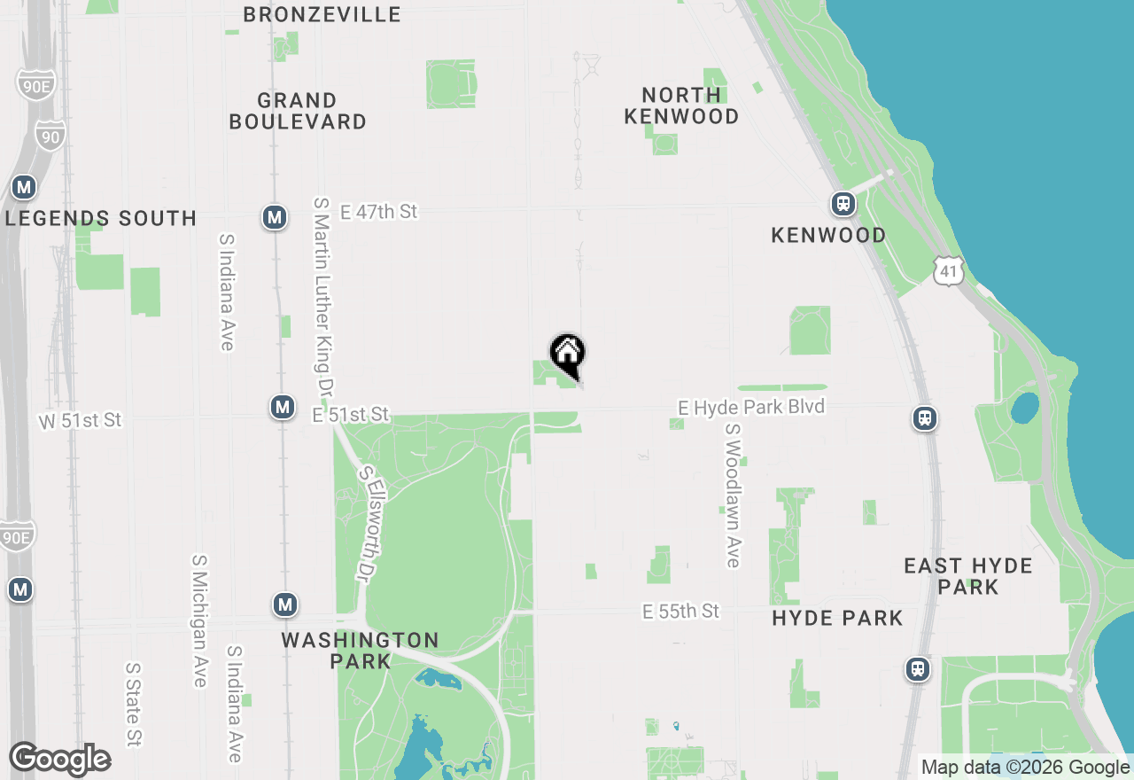 Map of 5036 S Drexel Boulevard #3N, Chicago, IL 60615