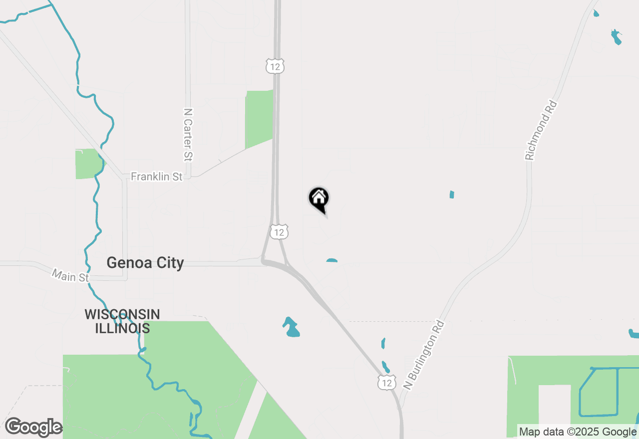 Map of 460 Parker Dr #LT6, Genoa City, WI 53128