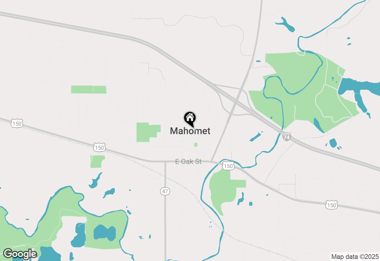 Map of 1916 Roseland Drive, Mahomet, IL 61853