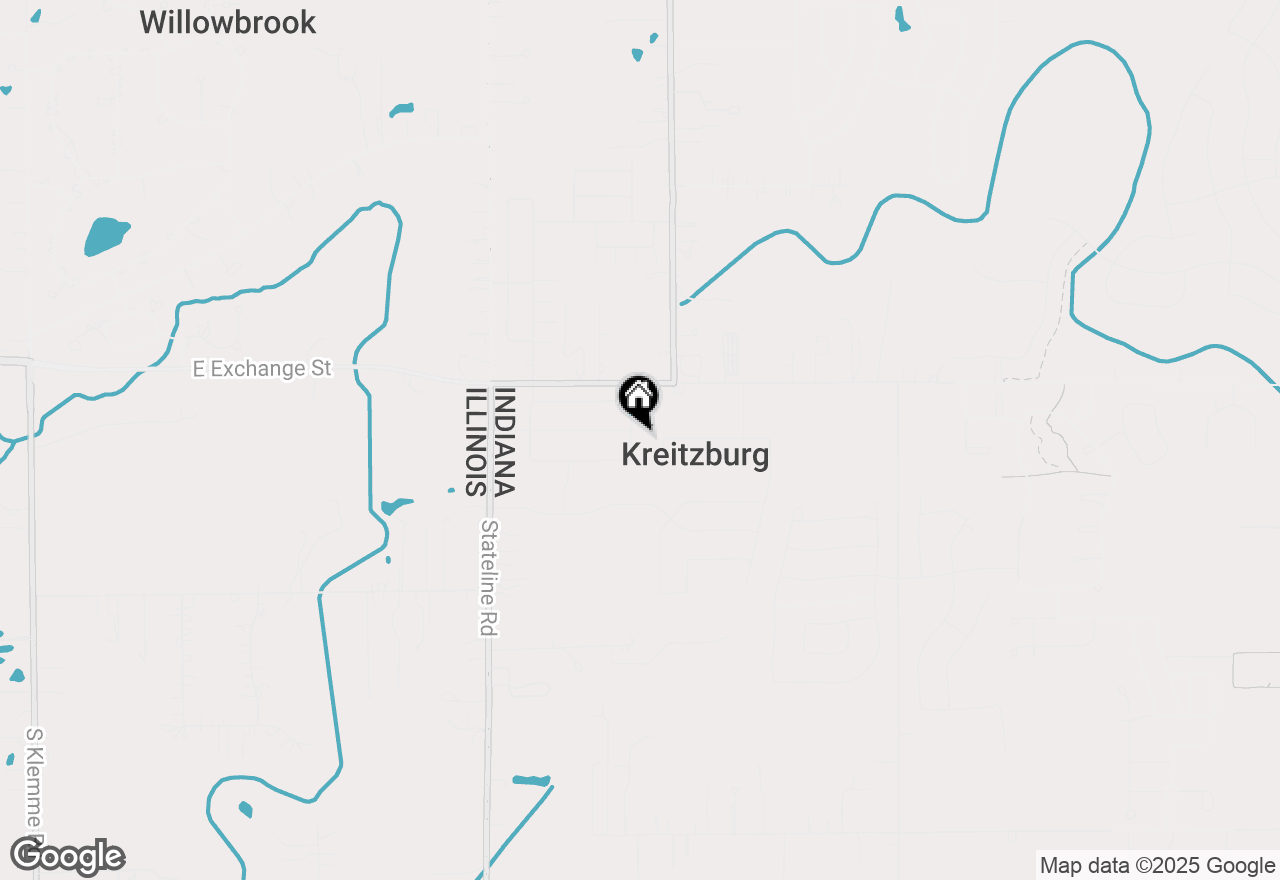 Map of 10207 Kreitzburg Street, Dyer, IN 46311