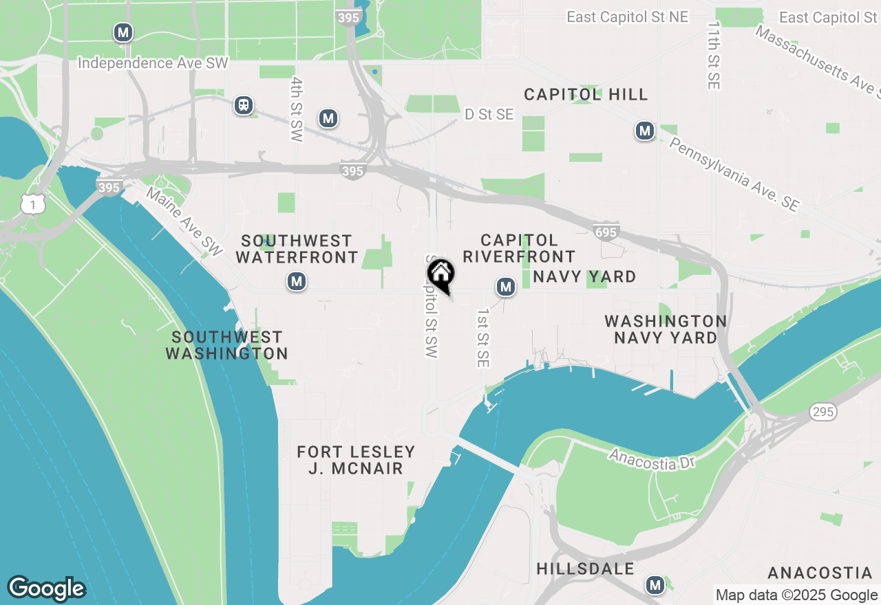Map of 1211 Van Street Se #TH-1A, Washington, DC 20003