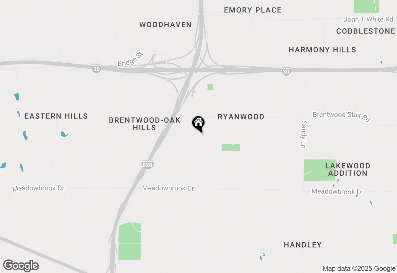 Map of 6721 Yolanda Drive, Fort Worth, TX 76112