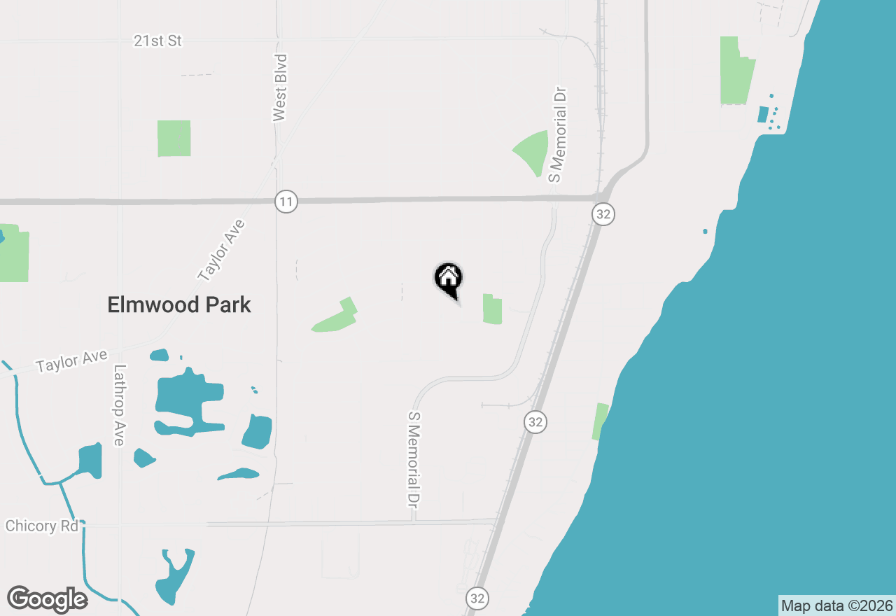 Map of 3229 Kearney Ave, Mount Pleasant, WI 53403