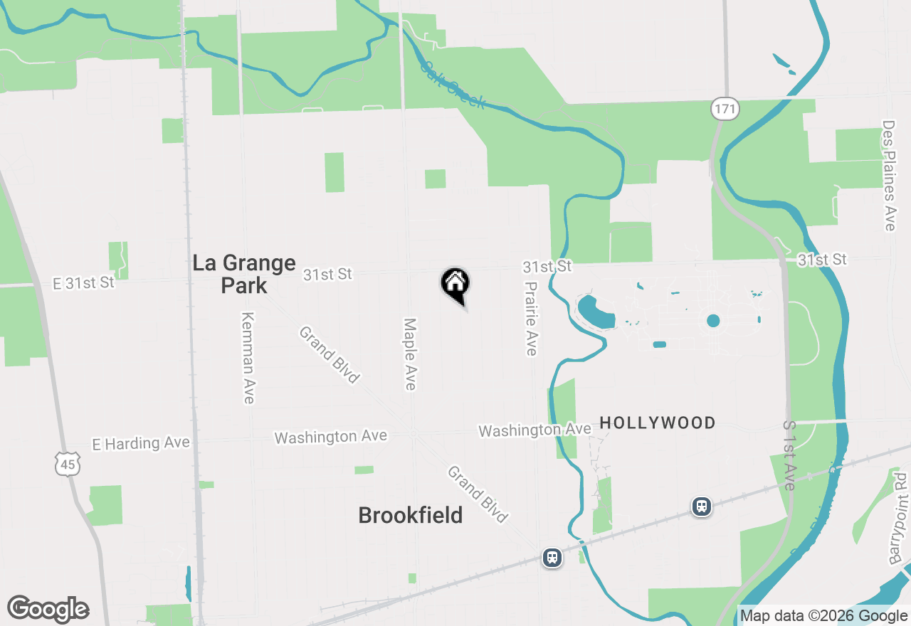 Map of 3201 Park Avenue, Brookfield, IL 60513