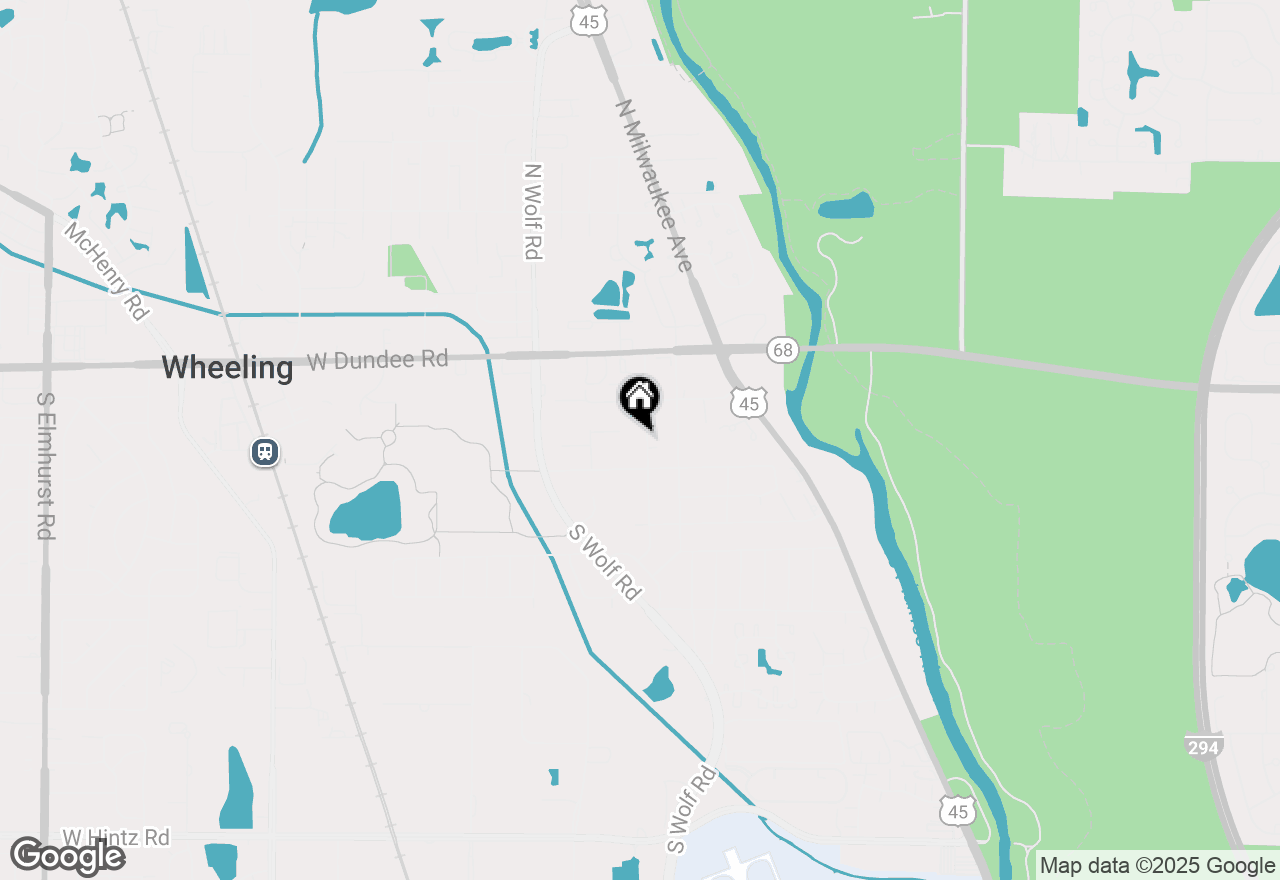 Map of 164 Wheeling Avenue, Wheeling, IL 60090