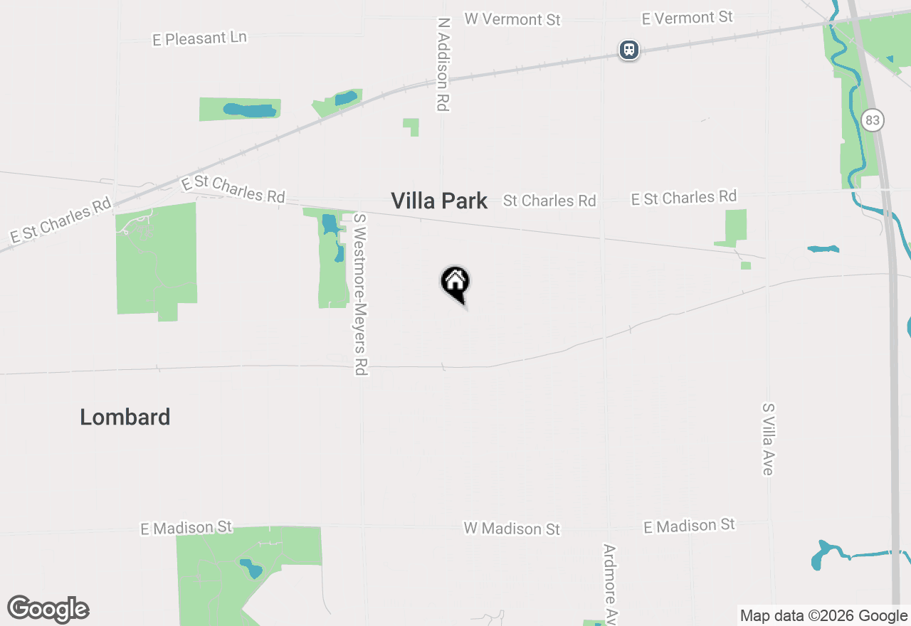 Map of 334 W School Street, Villa Park, IL 60181